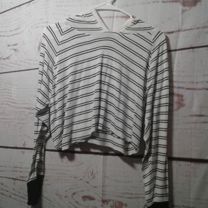 Womens sz 3X crew neck long sleeve hoodie t-shirt